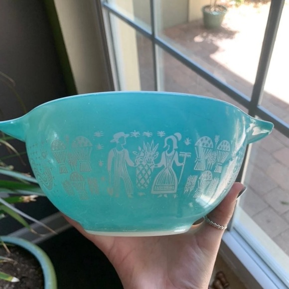 Pyrex Ammish buttrrprint Cinderell mixing Bowl Set - Picture 6 of 12